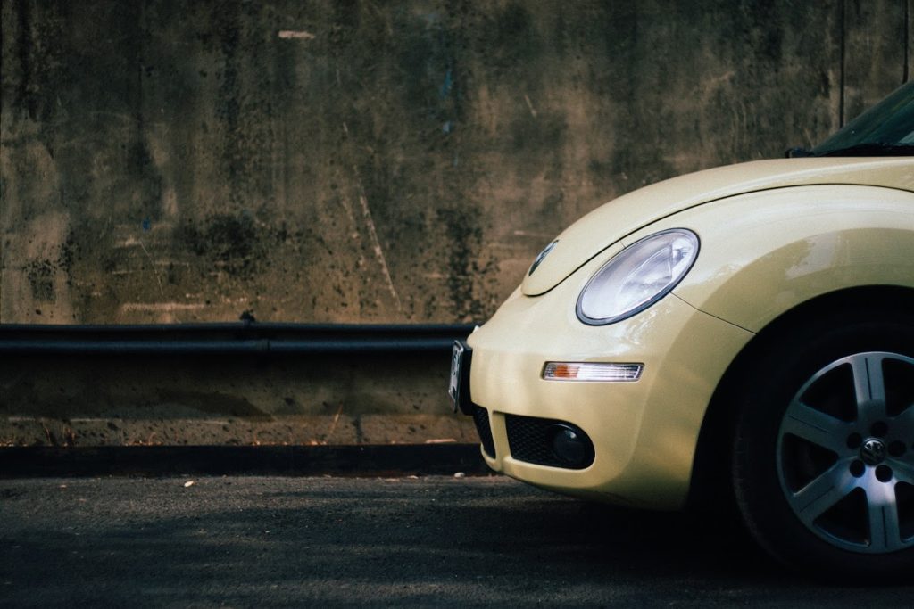 Volkswagon on the highway