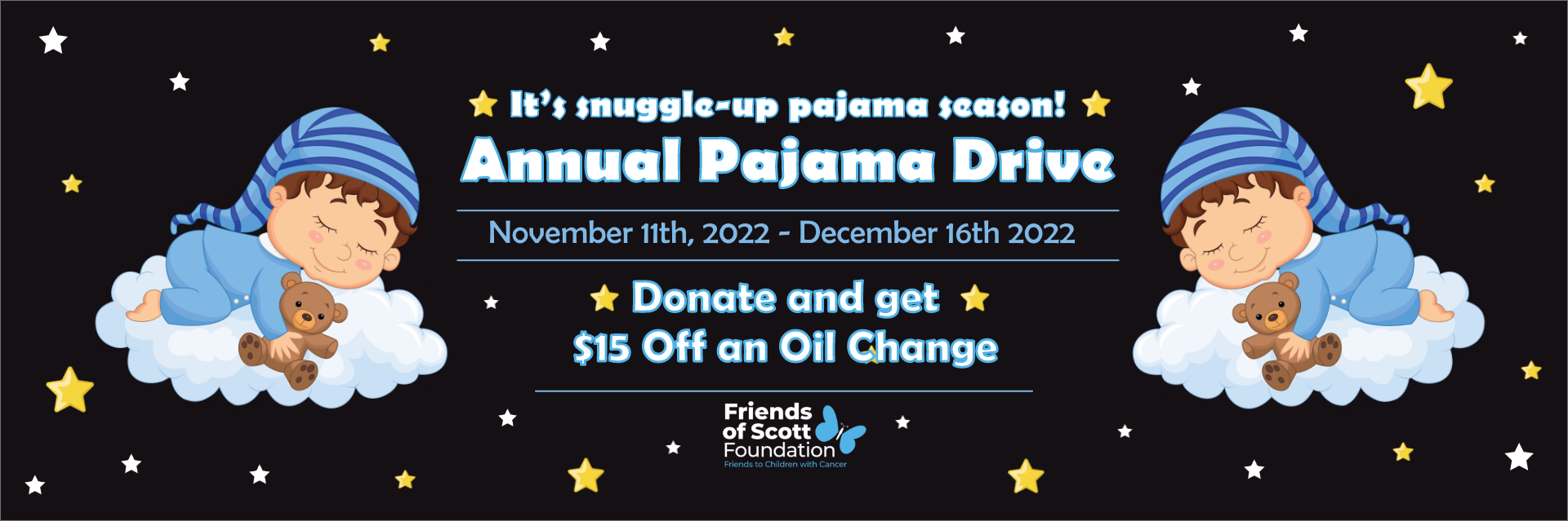 Pajama Drive Page Banner
